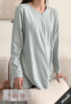 韓国マタニティウェア*ふわふわホームウェア授乳Tシャツ